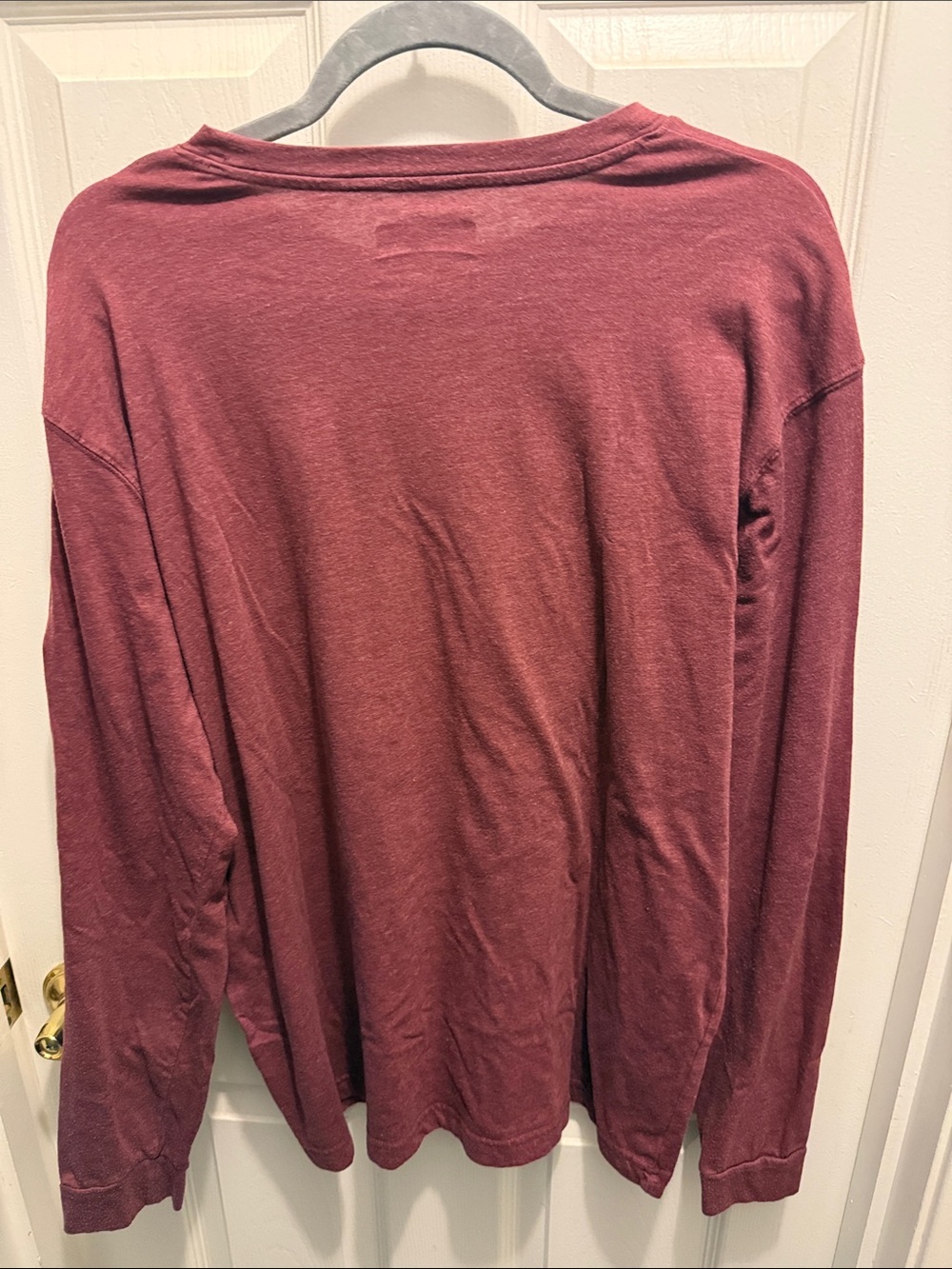 Magellan Outdoors Burgundy Long-Sleeve Crewneck Tee - Picture 5 of 5